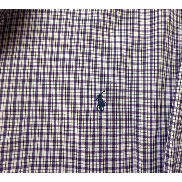 Ralph Lauren Performance Men’s 4XB Big Plaid Stretch Dress Shirt Classic Fit - Picture 4 of 6